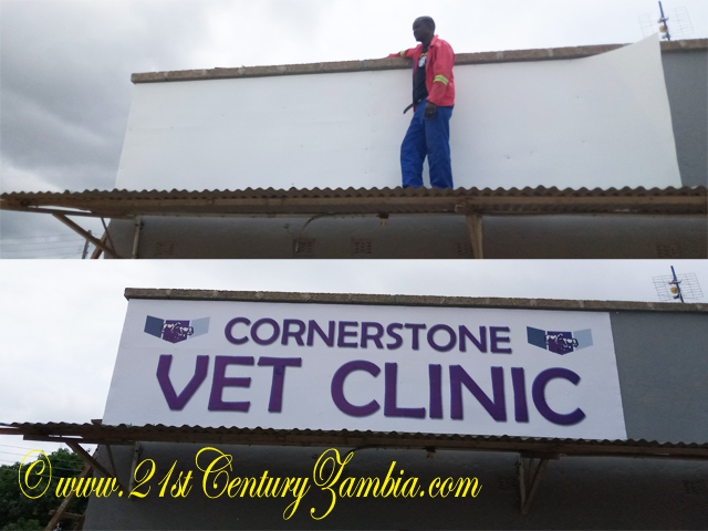 Vinyl on Correx Board