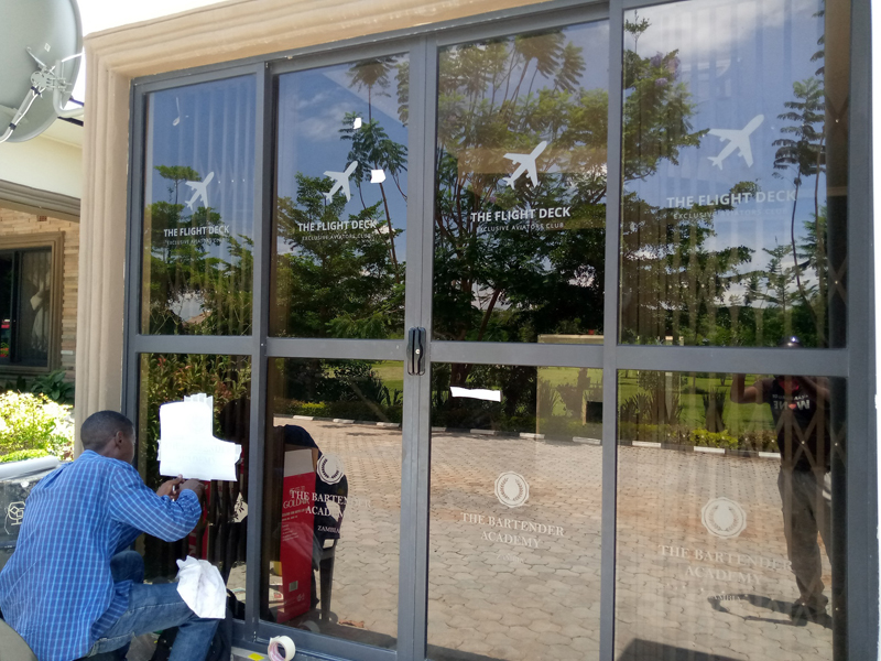 Frosted Vinyl Sticker