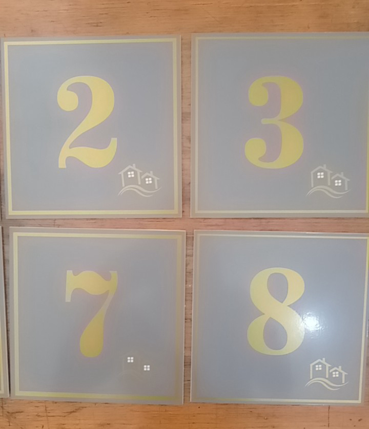 ABS Vinyl Branded Office Signs 