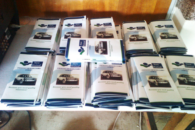 A4 Trifold Brochures